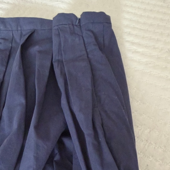 Banana Republic 100% Cotton Navy Blue Full Skirt - Size 8 Classic, Timeless ❤️ - Picture 5 of 6